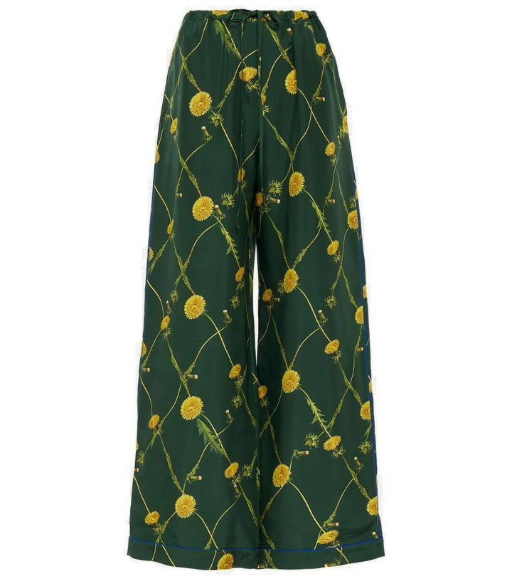 Photo: Burberry Floral silk pajama pants