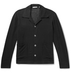 OUR LEGACY - Coach Camp-Collar Virgin Wool-Blend Shirt - Black