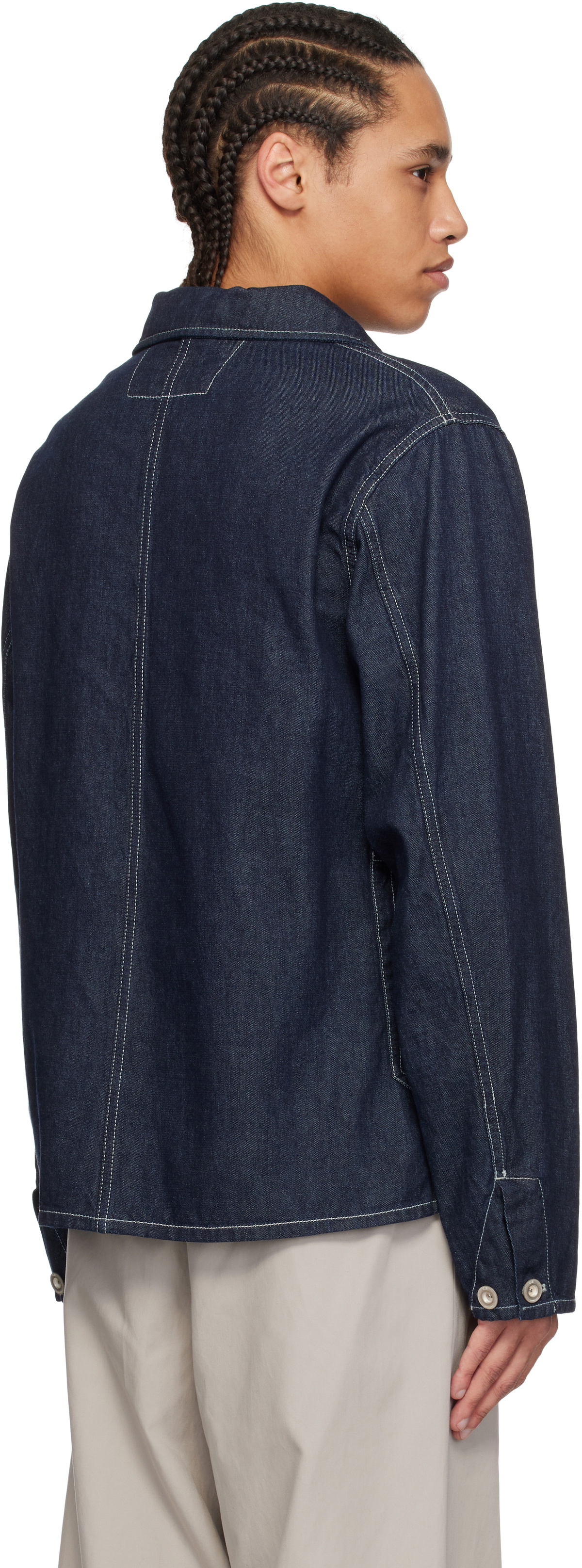 C.P. Company Indigo 3/1 Denim Chore Jacket