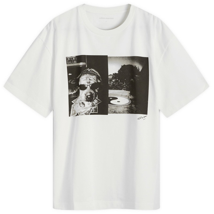Photo: Uniform Experiment Men's x Daido Moriyama Split T-Shirt in White