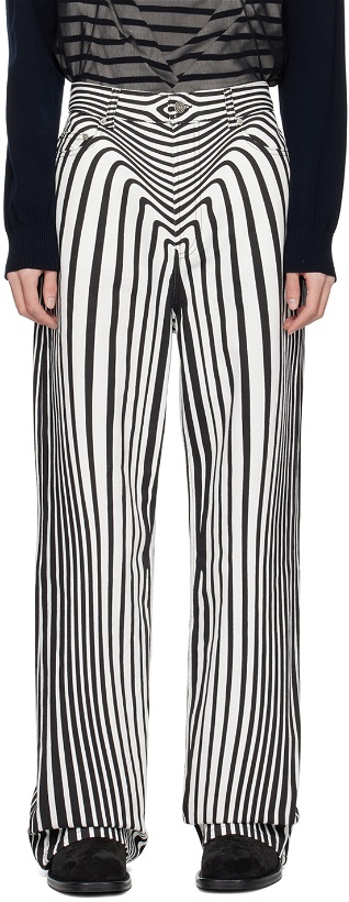 Photo: Jean Paul Gaultier Black & White 'The Body Morphing' Jeans