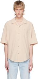 AMI Paris Beige Ami de Cœur Shirt