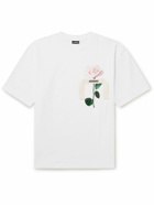 Jacquemus - Logo-Appliqéd Printed Cotton-Jersey T-Shirt - White