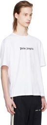 Palm Angels White Printed T-Shirt