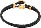 Versace 'La Medusa' Leather Bracelet