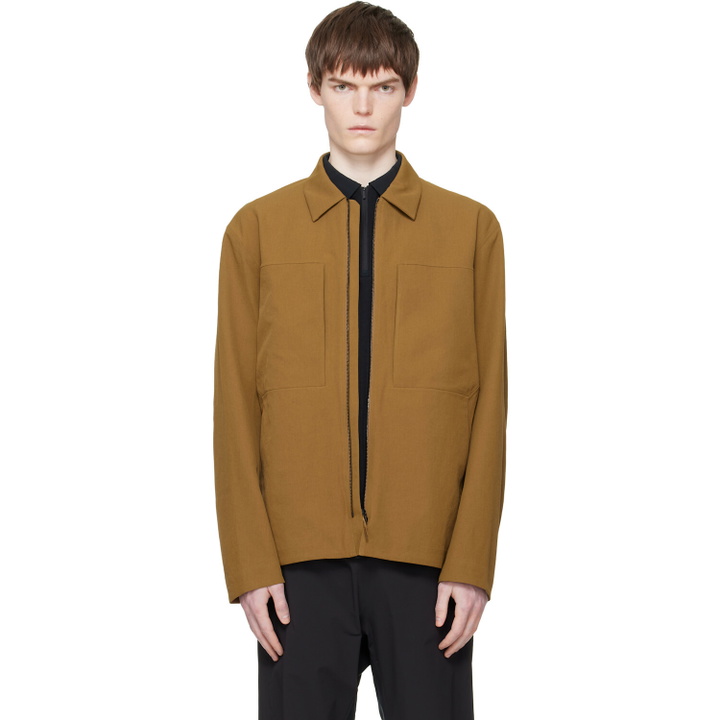 Photo: Veilance Khaki Mionn Softshell Overshirt
