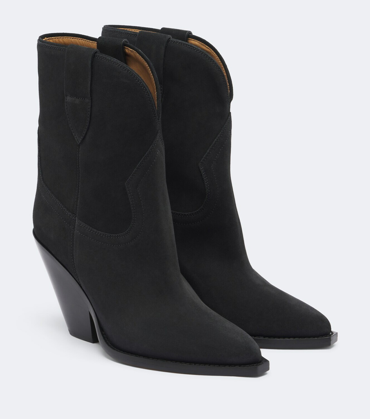 Isabel Marant Leyane suede cowboy boots