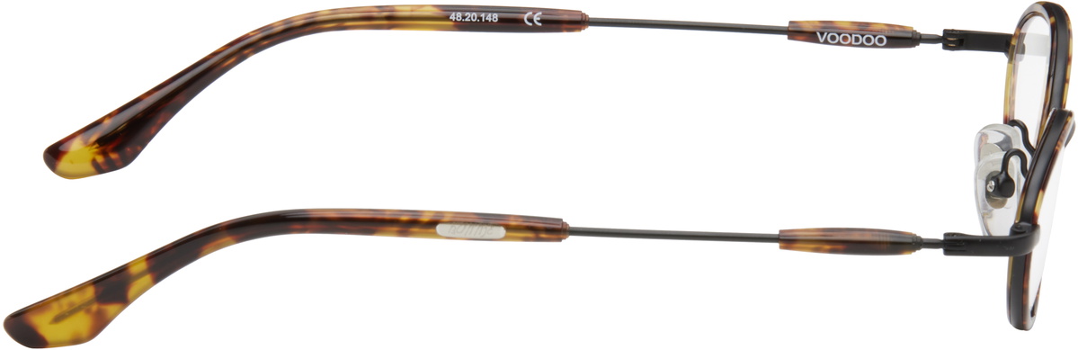 BONNIE CLYDE Black & Brown Voodoo Glasses