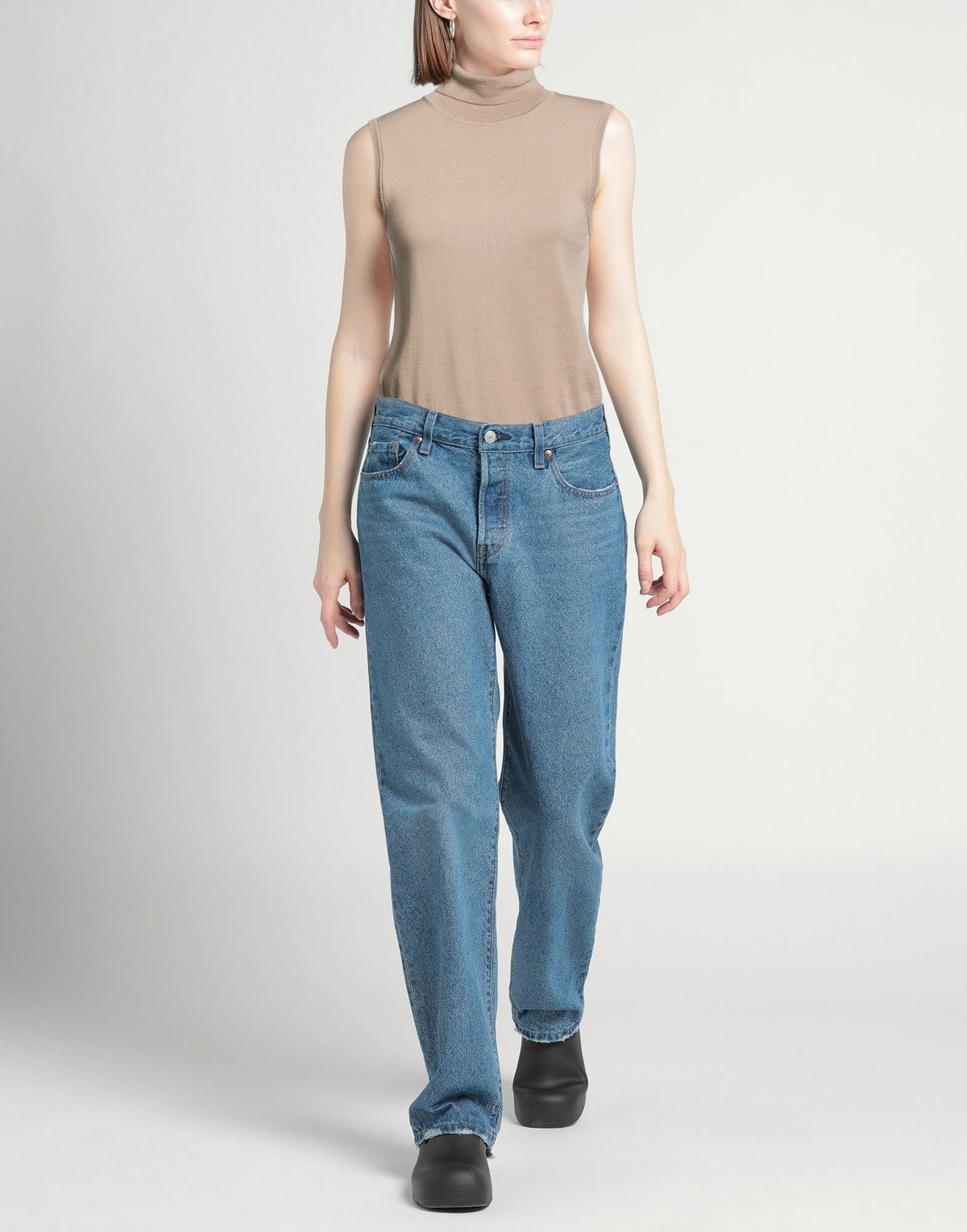 Filippa K Womens Turtleneck Khaki