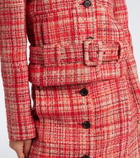 Prada Wool, cotton, and silk tweed jacket