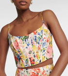 Zimmermann Alight floral bustier