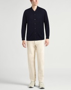 Brioni Mens Shirt Midnight in Blue