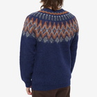 Howlin by Morrison Men's Howlin' Future Fantasy Fair Isle Crew Knit in Magic Blue