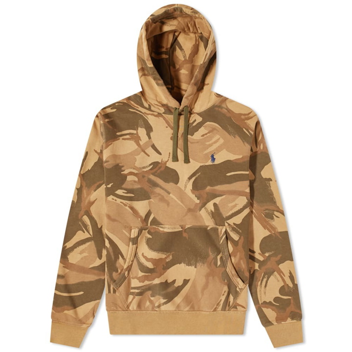 Photo: Polo Ralph Lauren Men's Camo Popover Hoody in Exploded Painted Camo