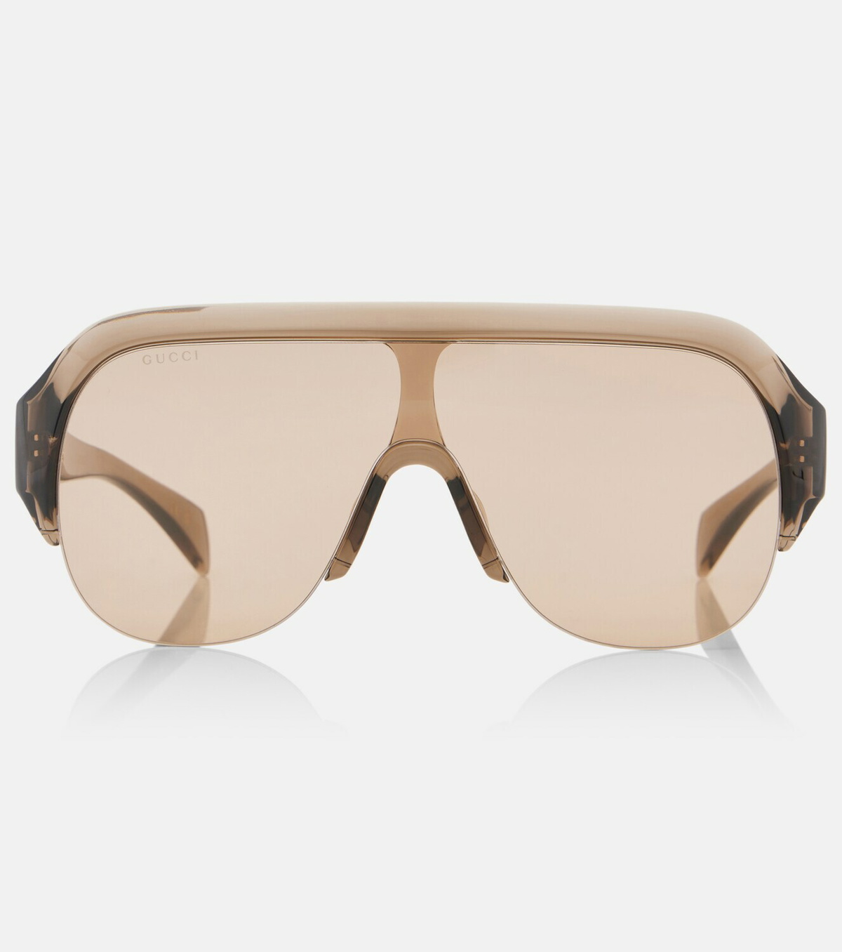 Gucci Logo shield sunglasses