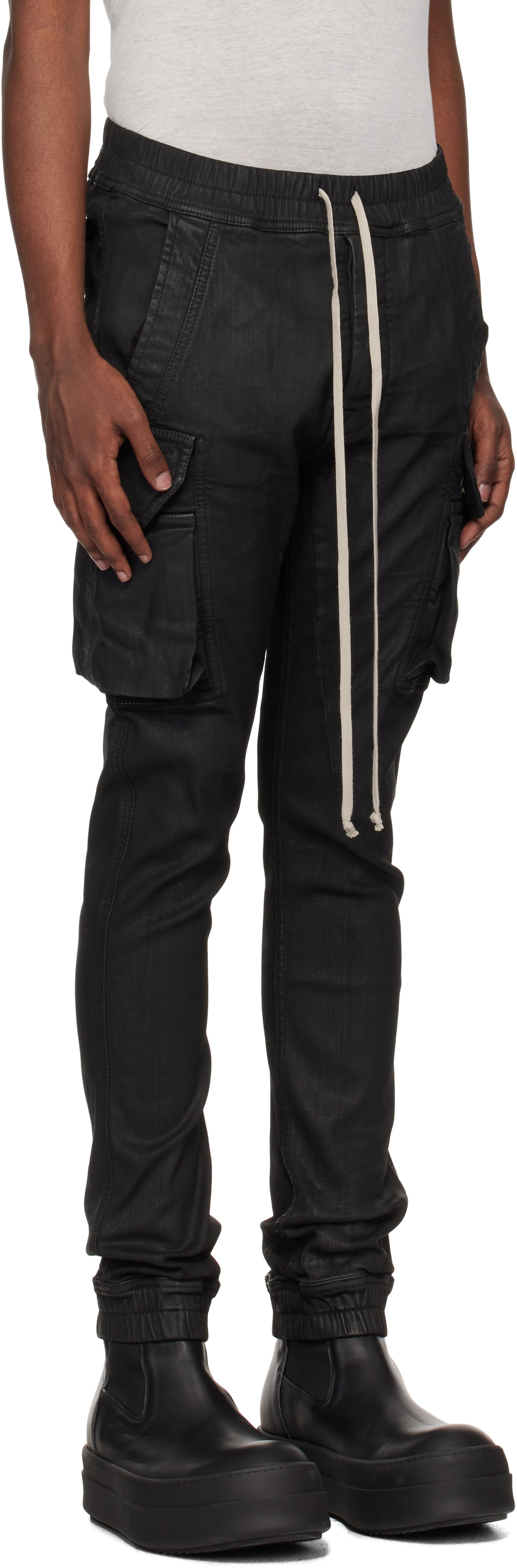 Rick Owens DRKSHDW Black Porterville Mastodon Cut Jeans Rick Owens