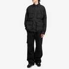 C.P. Company Men's Flatt Nylon Utility Overshirt in Black