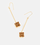 Loewe - Anagram sterling silver drop earrings