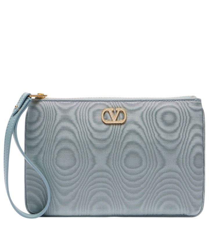 Photo: Valentino Garavani VLogo Signature Small embellished pouch