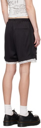 MadeMe Black Lace Trim Shorts