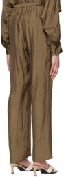 Missing You Already Khaki Crinkled Lounge Pants