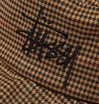 Stüssy - Logo-Embroidered Tweed Bucket Hat - Brown