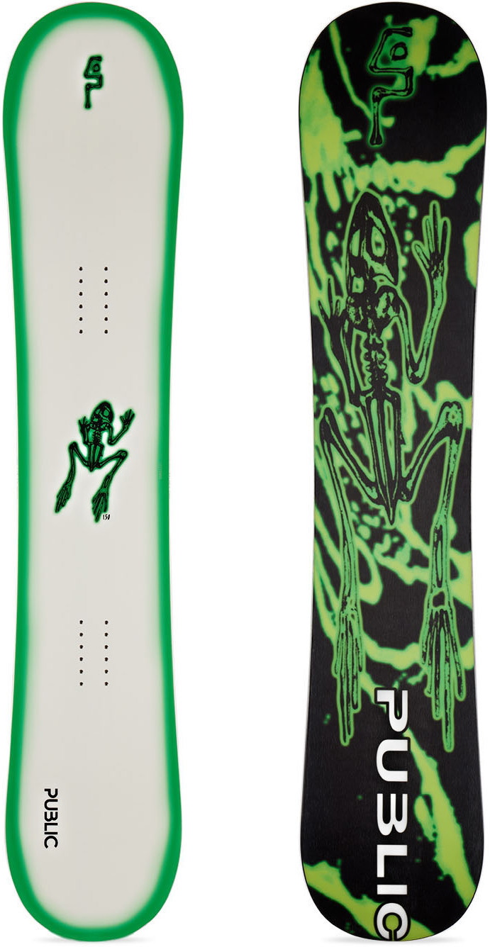 PUBLIC Snowboards Black & Green General Public Snowboard, 150