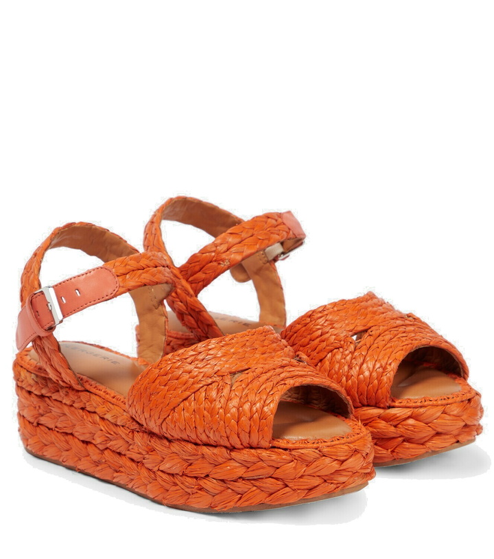 Photo: Clergerie - Aida9 platform espadrille wedges