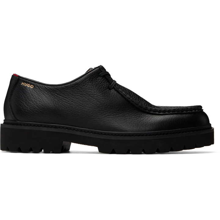 Photo: Hugo Black Tumbled Leather Derbys