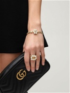 GUCCI - Gg Marmont & Faux Pearl Chain Bracelet
