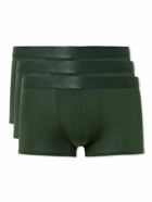 CDLP - Three-Pack Stretch-TENCEL™ Lyocell Boxer Briefs - Green