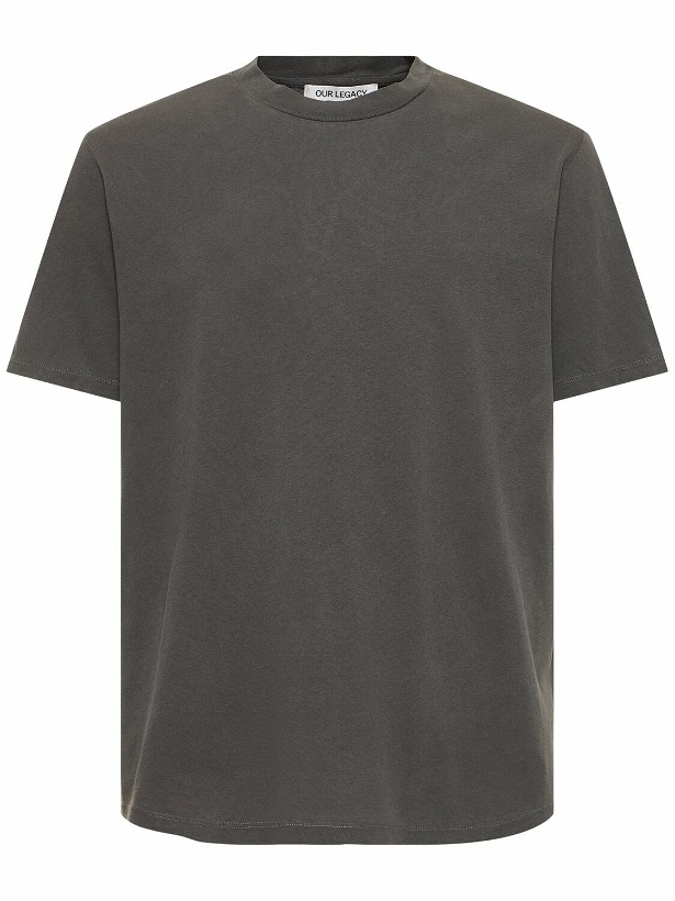 Photo: OUR LEGACY - Cotton Jersey Boxy T-shirt