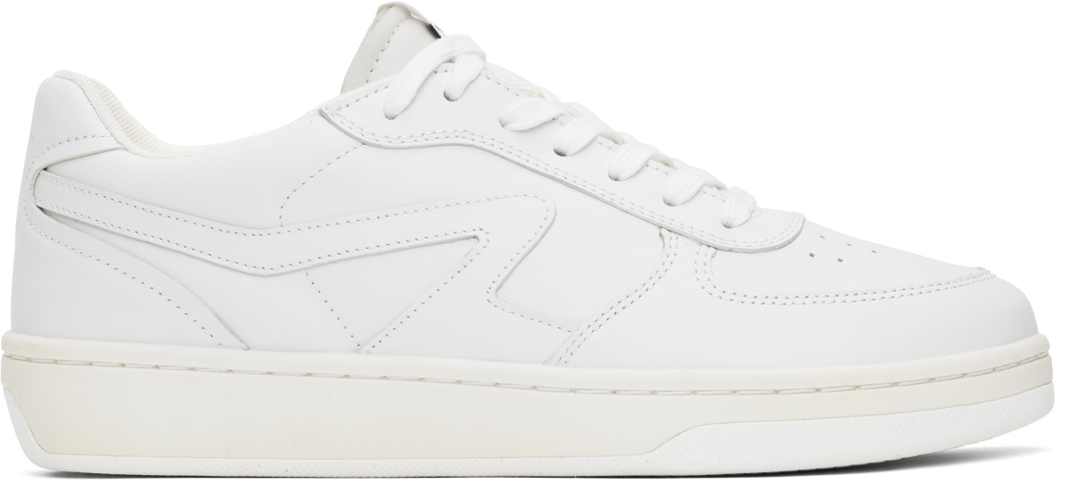 rag & bone White Retro Court Leather Sneakers