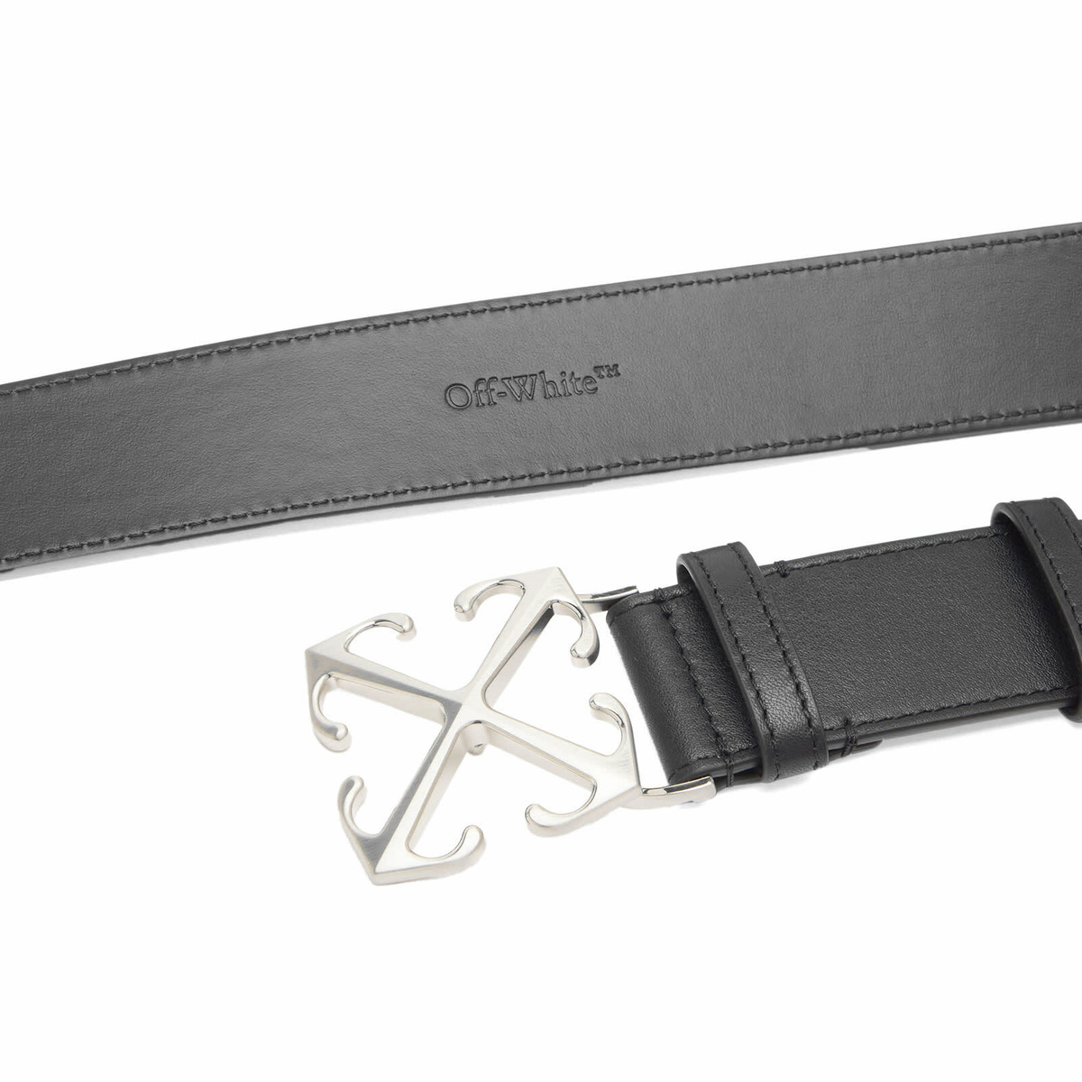 Off-White Men's Arrow Belt 35mm in Black