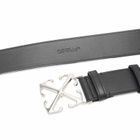Off-White Men's Arrow Belt 35mm in Black