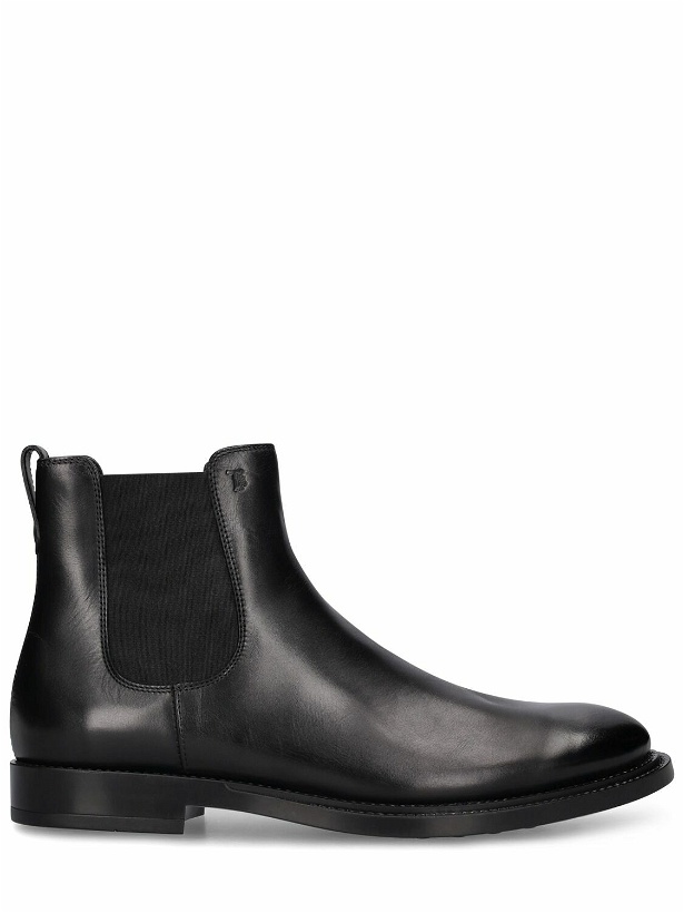 Photo: TOD'S - Brushed Leather Chelsea Boots