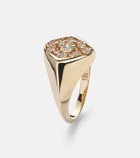 Suzanne Kalan La Fantaisie 18kt gold ring with diamonds