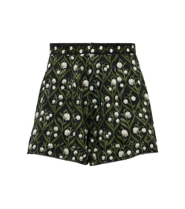 Photo: Agua by Agua Bendita Toronjil high-rise jacquard shorts