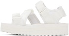 Suicoke White KISEE-VPO Sandals