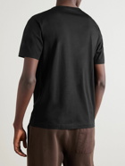 Sunspel - Slim-Fit Cotton-Jersey T-Shirt - Black