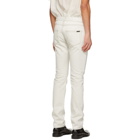 Saint Laurent Off-White Straight-Cut Jeans