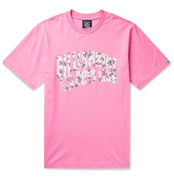 Photo: Billionaire Boys Club - Arch Logo-Print Cotton-Jersey T-Shirt - Pink