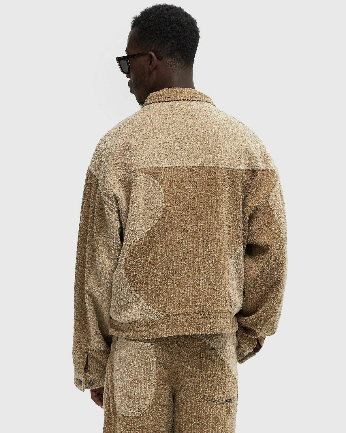Honor The Gift GROOVE PANEL JACKET Beige Mens Track Jacket