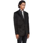 Amiri Black Velvet Blazer