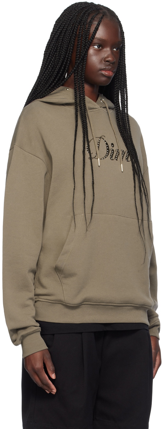 Dime MTL - Cursive Hoodie (Cement)