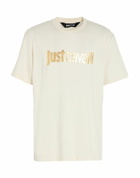 Just Cavalli Mens T-shirt Ivory