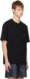 Solid Homme Black Printed T-Shirt