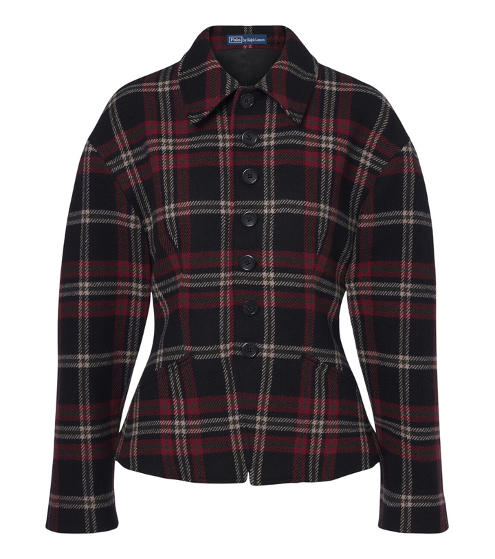 Photo: Polo Ralph Lauren Plaid wool-blend tweed jacket