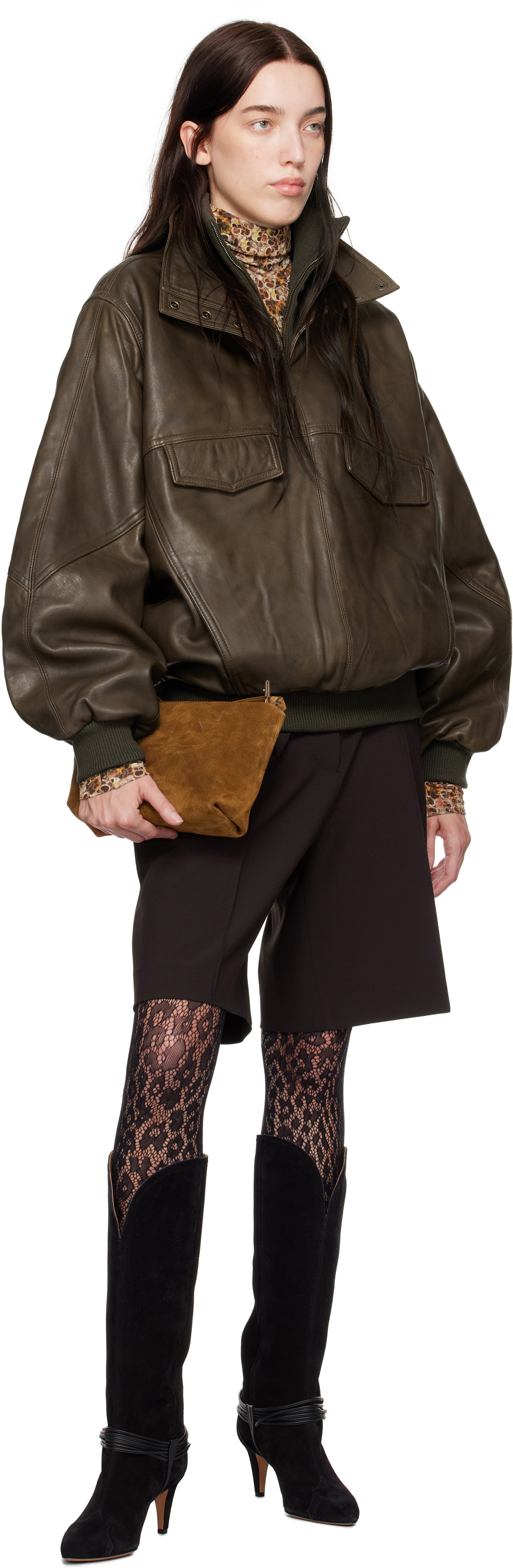【関税込み】Isabel Marant ブラック Audric レザージャケット ISABEL MARANT Audric leather biker jacket | NET-A-PORTER
