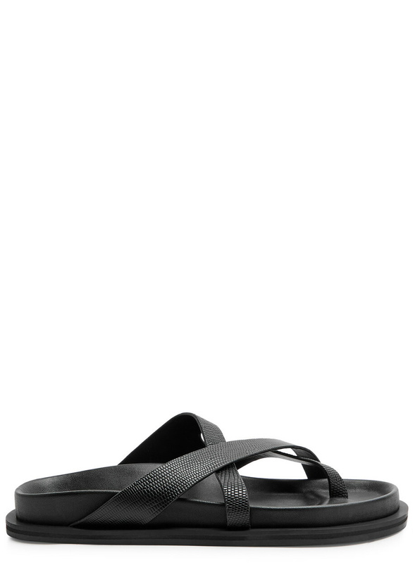 Photo: A.emery Claude Leather Sandals Black